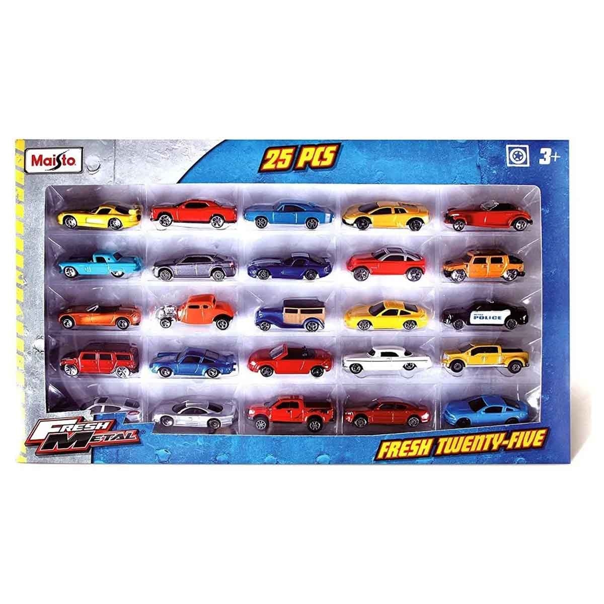 مايستو مجموعة مسار الحركات البهلوانية حلقة وإطلاق فريش ميتال 100 مع سيارة دايكاست فريش ميتال، للأولاد، 3-4 سنوات