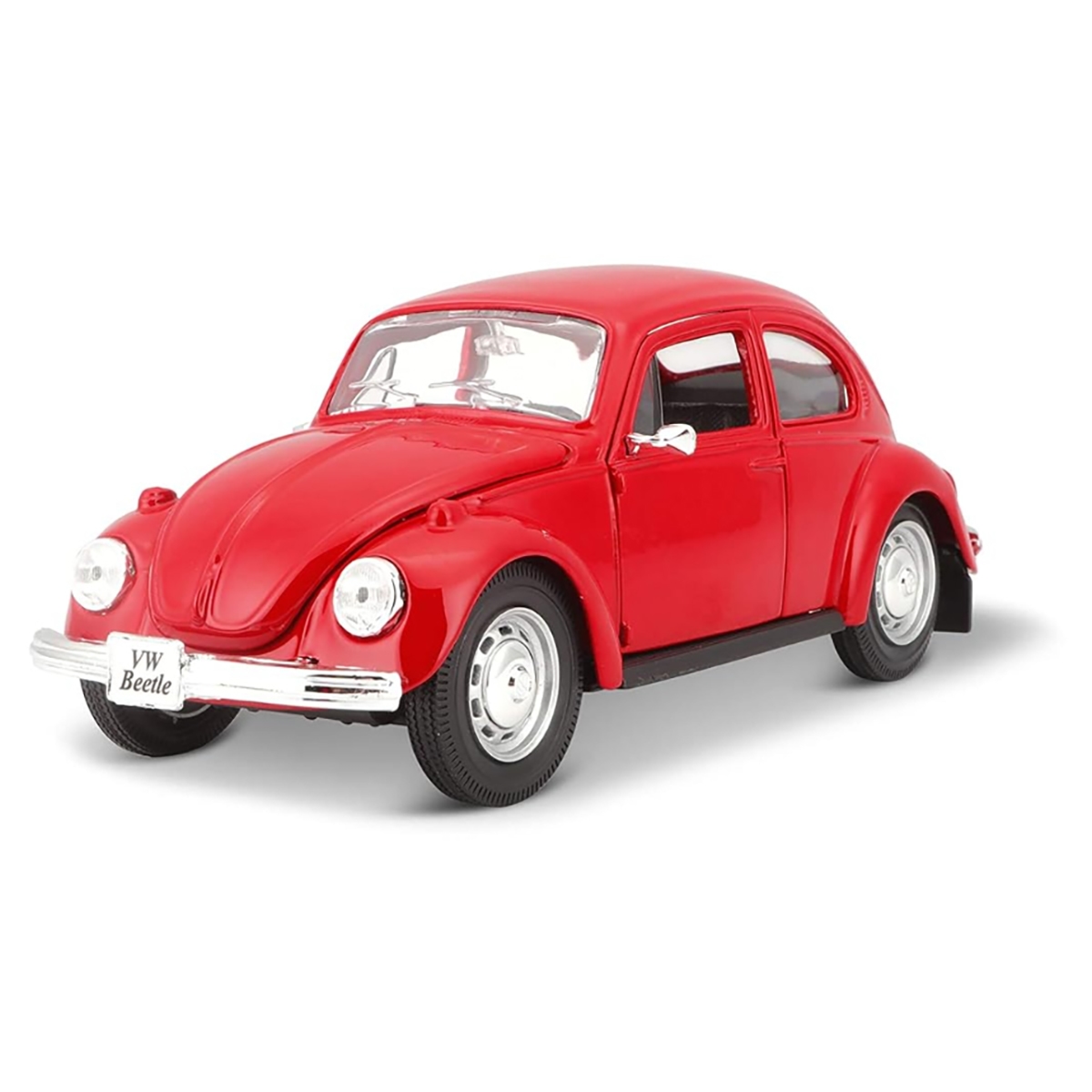 مايستو سيارة دايكاست فولكس فاجن بيتل حمراء بمقياس 1:24 للأولاد، من عمر 3 إلى 4 سنوات