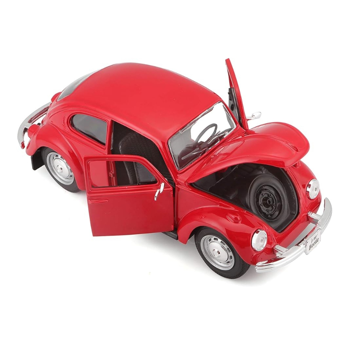 مايستو سيارة دايكاست فولكس فاجن بيتل خضراء بمقياس 1:24 للأولاد، من عمر 3 إلى 4 سنوات