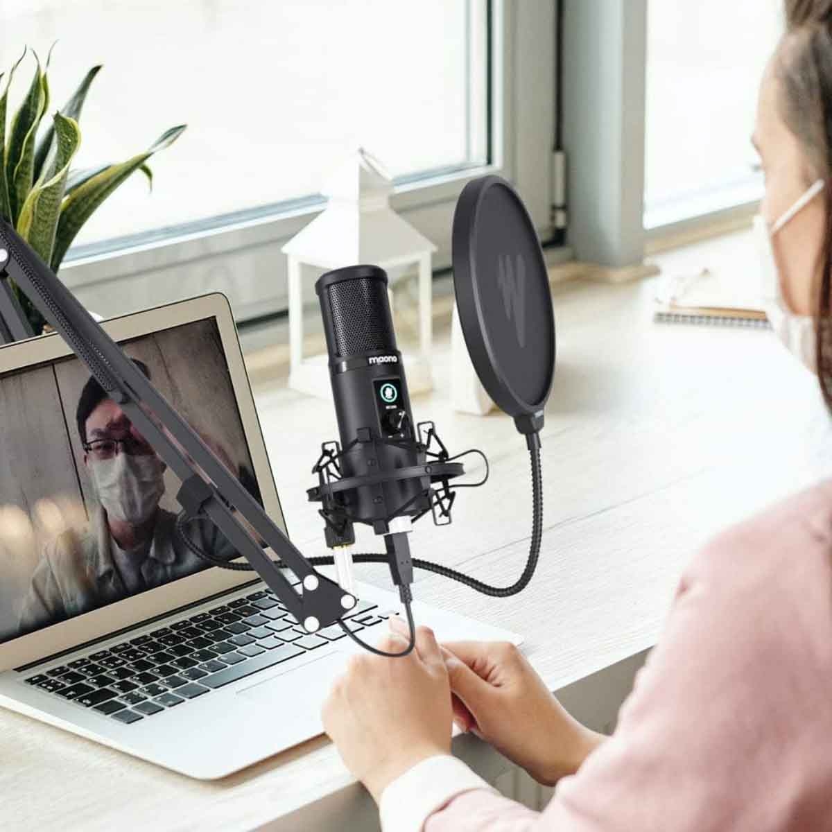 ماونوكاستر AU-PM421 طقم ميكروفون USB