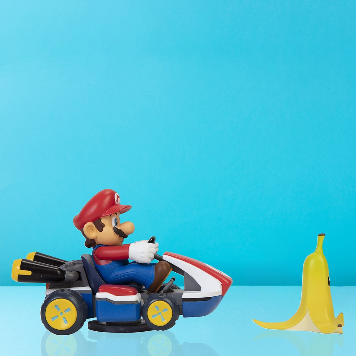 ماريو كارت سيارة سباق ماريو سبين آوت 2.5 إنش للجنسين، 3-4 سنوات