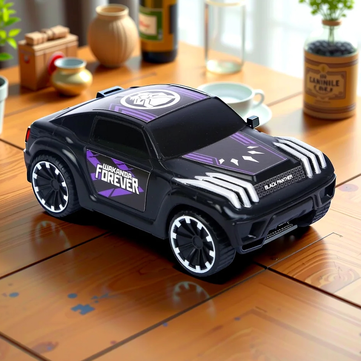 مارفل إصدار بلاك بانثر سيارة سحب قوية SUV، للجنسين، من عمر 3 إلى 4 سنوات