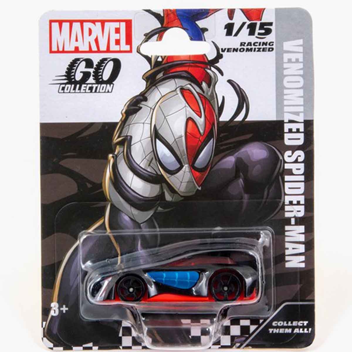 مارفل جو سيارة دايكاست سباق 3 انش فينوم سبايدرمان للأولاد عمر 3-4 سنوات