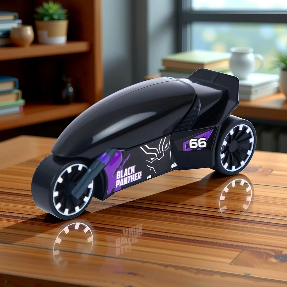 مارفل الدراجون الأقوياء دراجة بلاك بانثر النارية، للجنسين، من عمر 3 إلى 4 سنوات