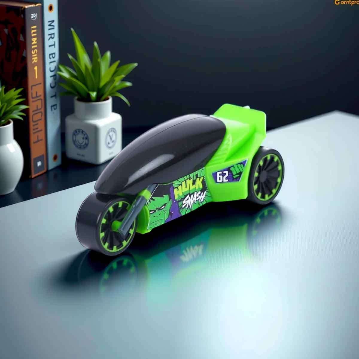 مارفل الدراجون الأقوياء دراجة هالك النارية، للجنسين، من عمر 3 إلى 4 سنوات