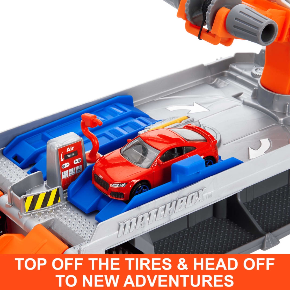 ماتشبوكس شاحنة سحب وصيانة من سلسلة أكشن درايفرز للجنسين، 3-4 سنوات