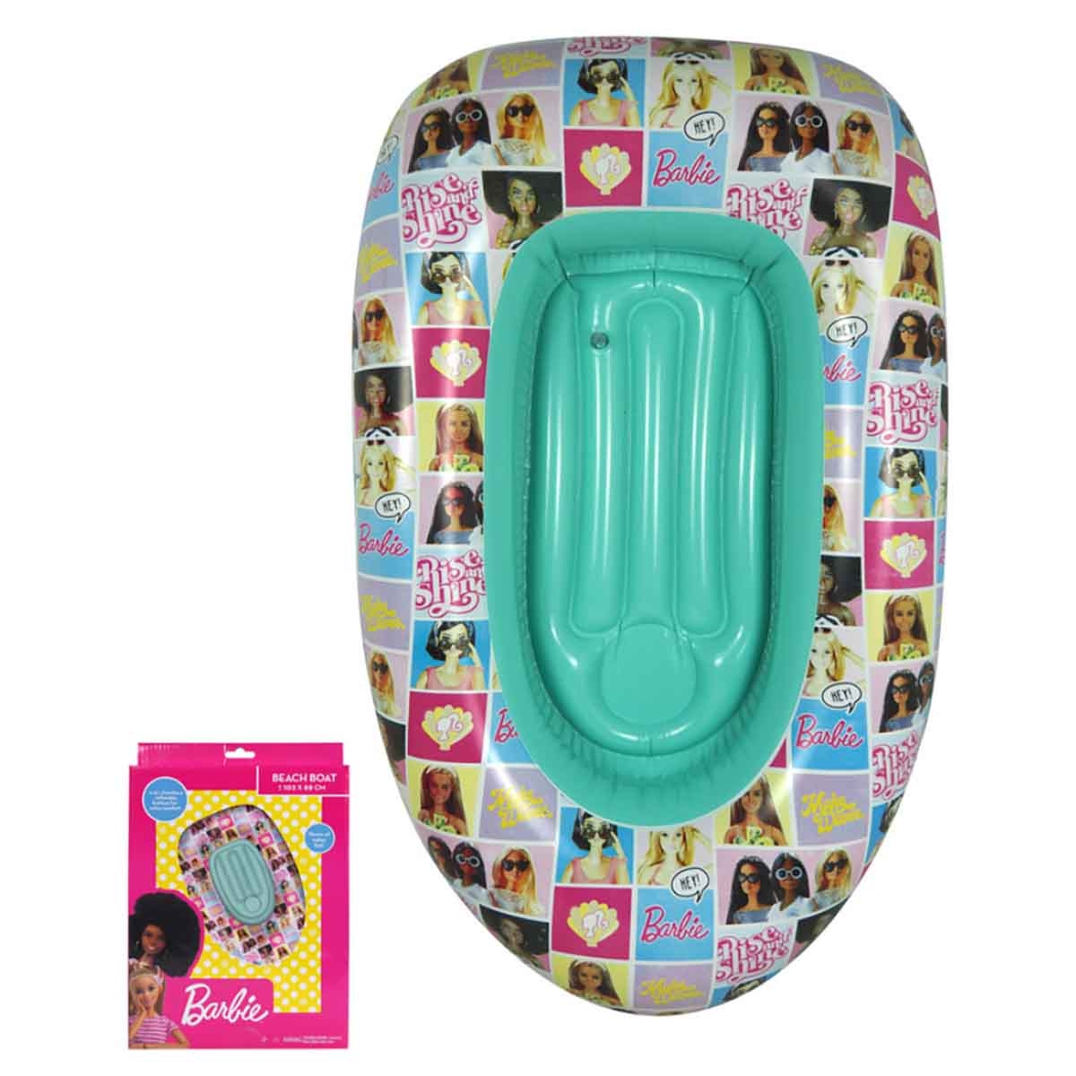 باربي قارب قابل للنفخ للبنات، 3-4 سنوات