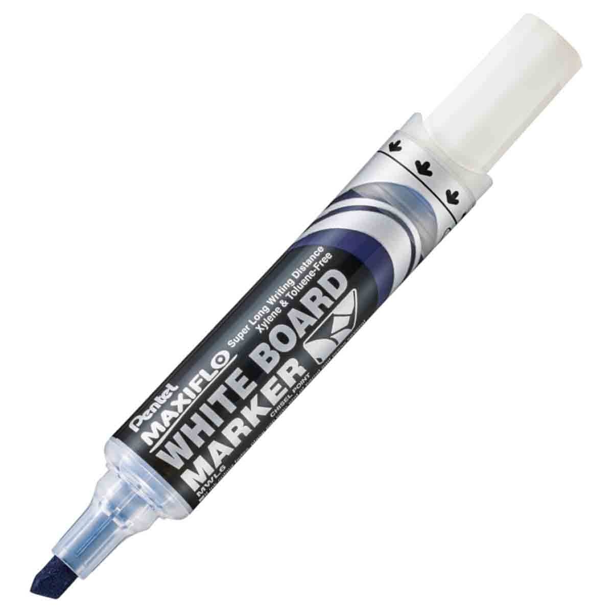 ماكسيفلو قلم وايت بورد بطرف مائل باللون الأزرق