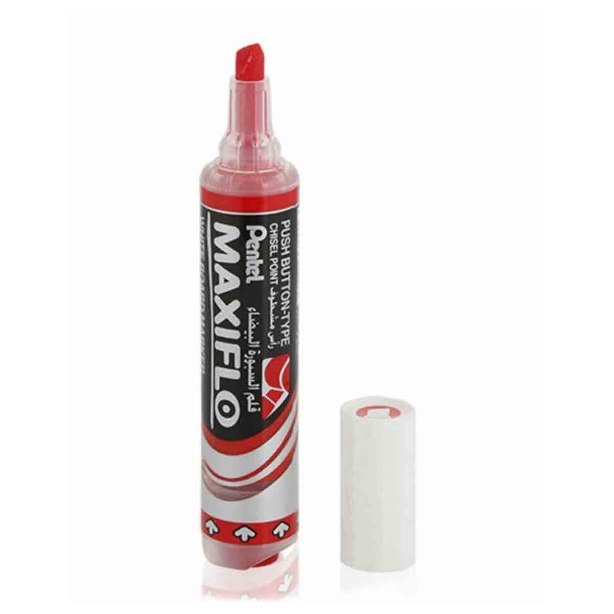 ماكسيفلو قلم وايت بورد بطرف مائل باللون الأحمر