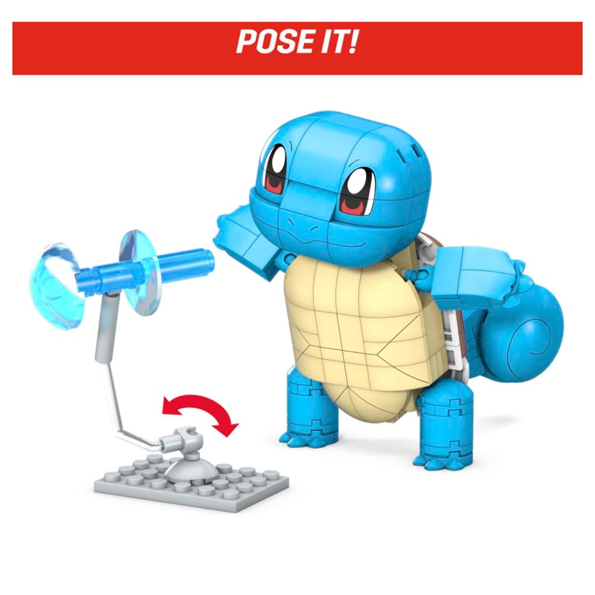 ميغا مجموعة بناء وعرض بوكيمون سكويرتل للجنسين، 8-10 سنوات