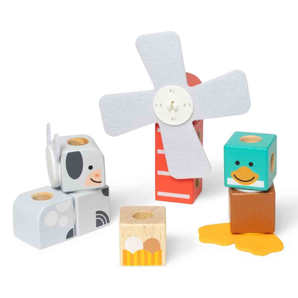 ميليسا آند دوج طقم لعب بلوكابلز أصدقاء المزرعة للجنسين من عمر 3 إلى 4 سنوات