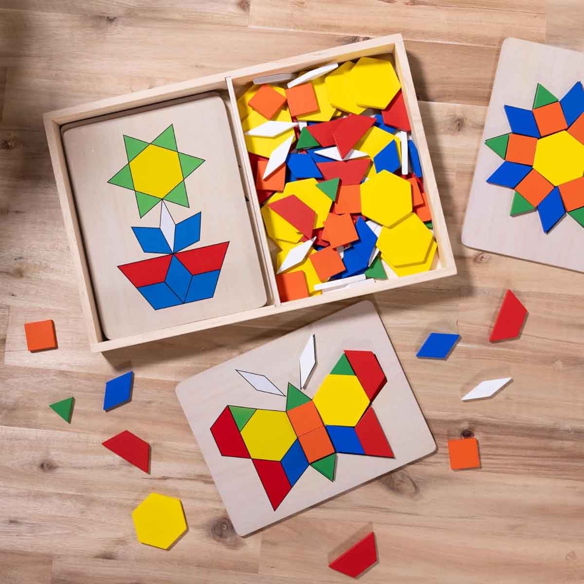 ميليسا آند دوغ مجموعة كتل وأنماط مع ألواح للجنسين، 3-4 سنوات