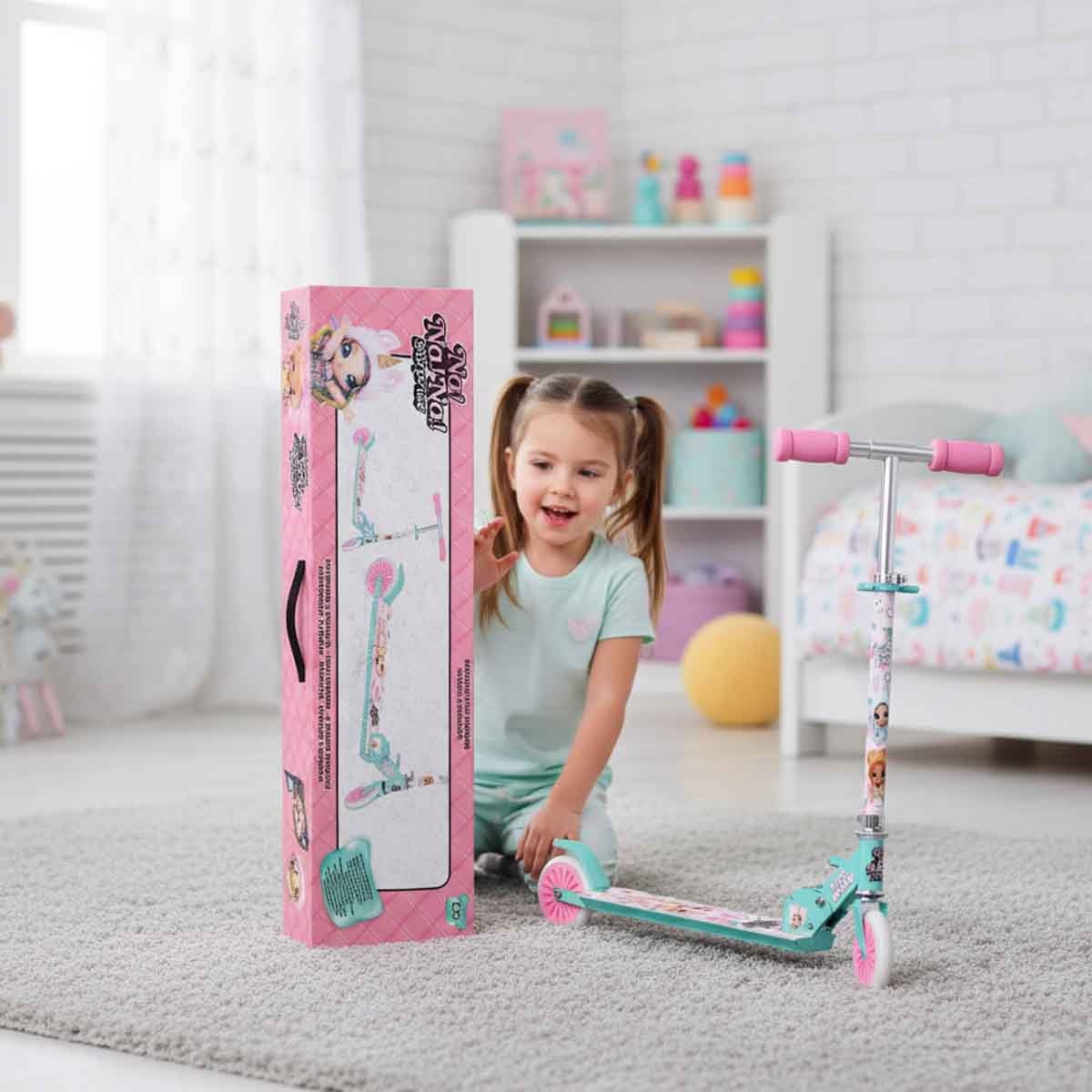 نا نا نا سيربرايز سكوتر بعجلتين للبنات، 3-4 سنوات