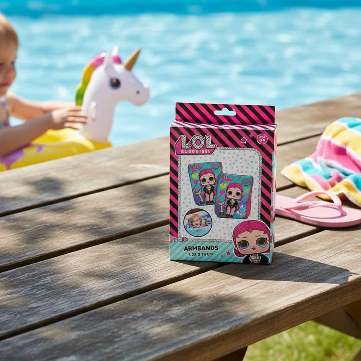 إل أو إل سيربرايز عوامات للذراع للبنات، 3-4 سنوات