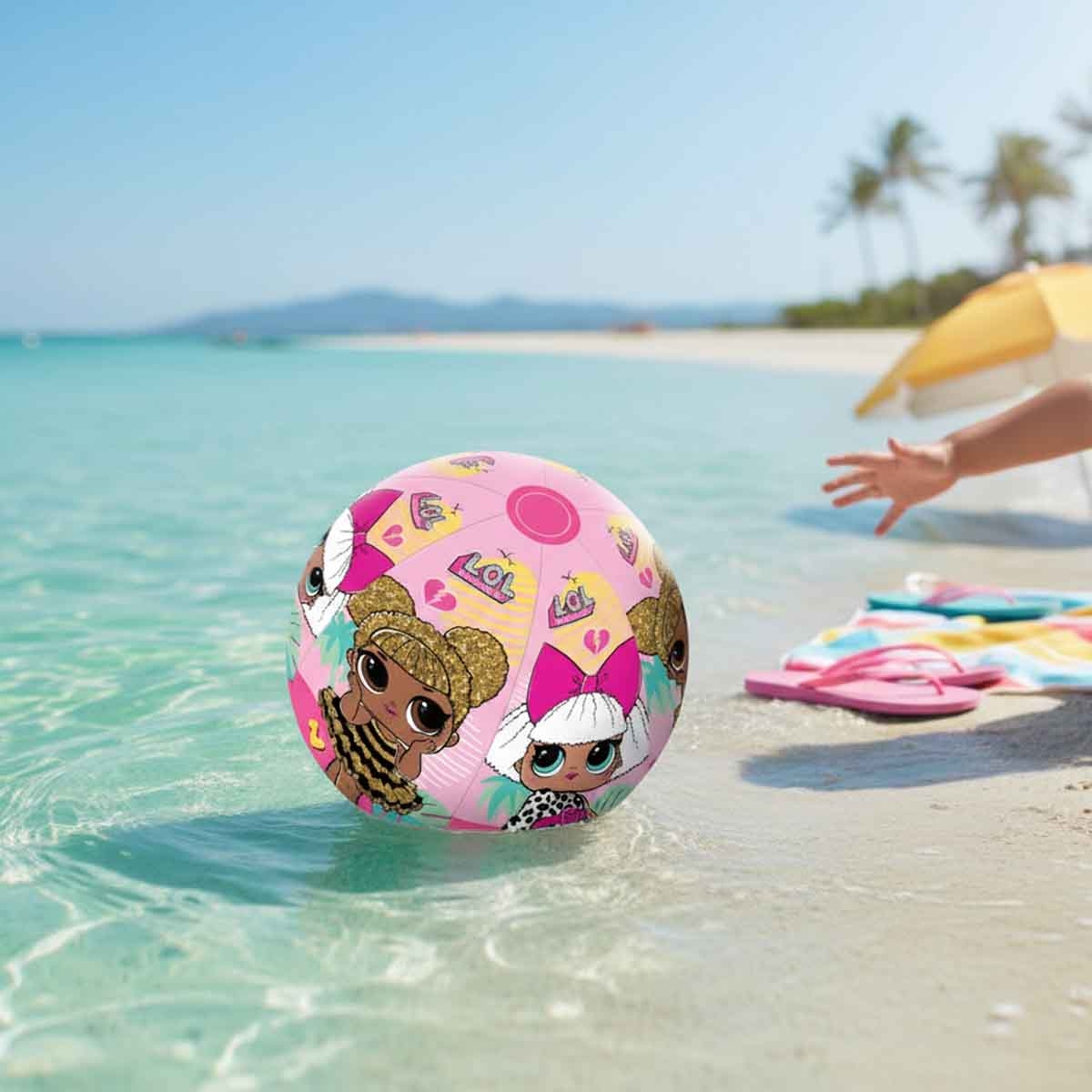 إل أو إل سيربرايز كرة شاطئ للبنات، 3-4 سنوات