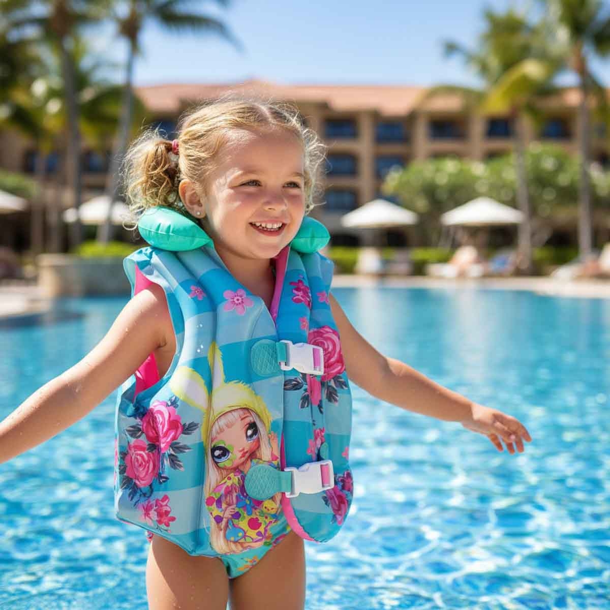 نا نا نا سيربرايز سترة سباحة للبنات، 3-4 سنوات