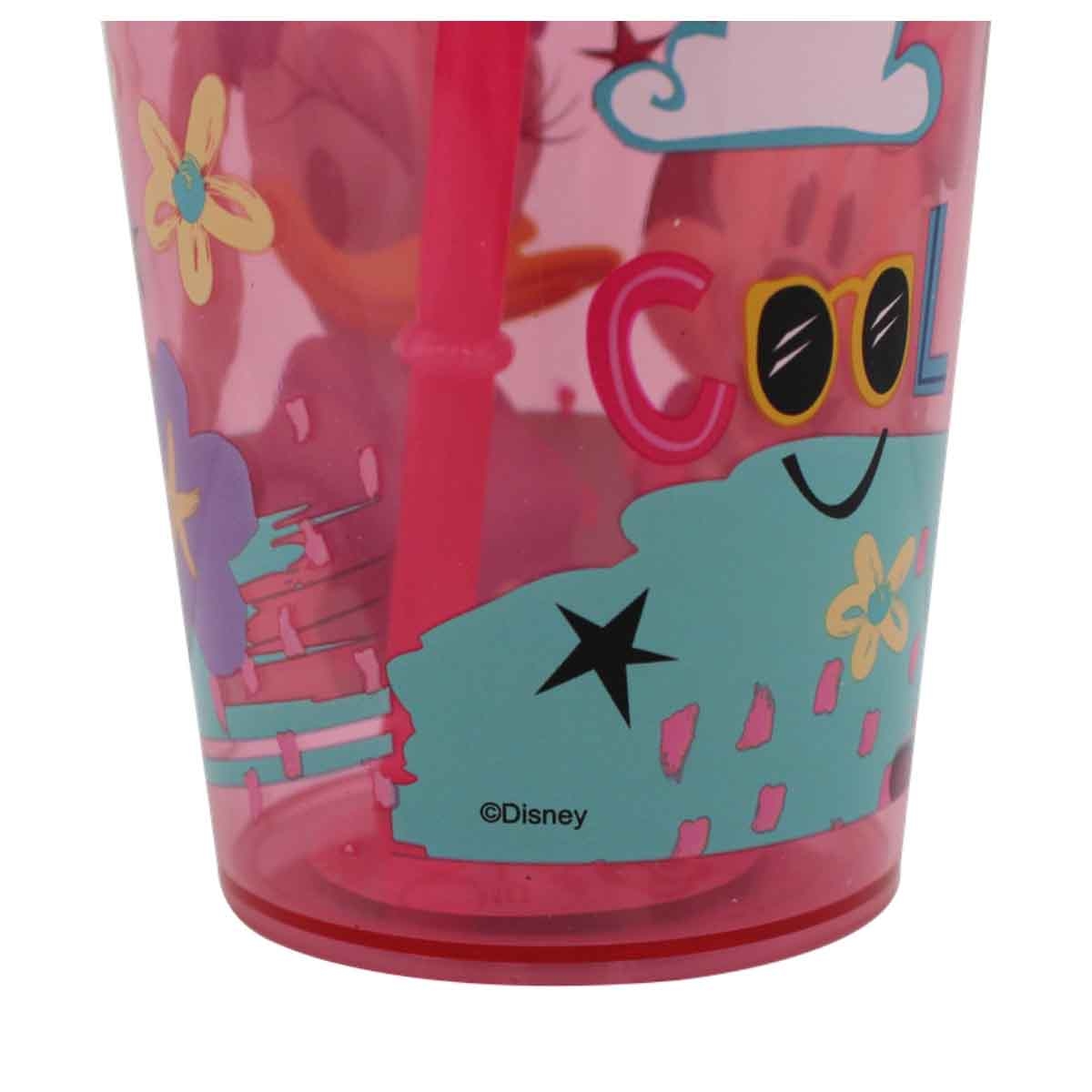 ميني ماوس كوب شفاف قابل لإعادة الاستخدام وخفيف الوزن مع شفاطة