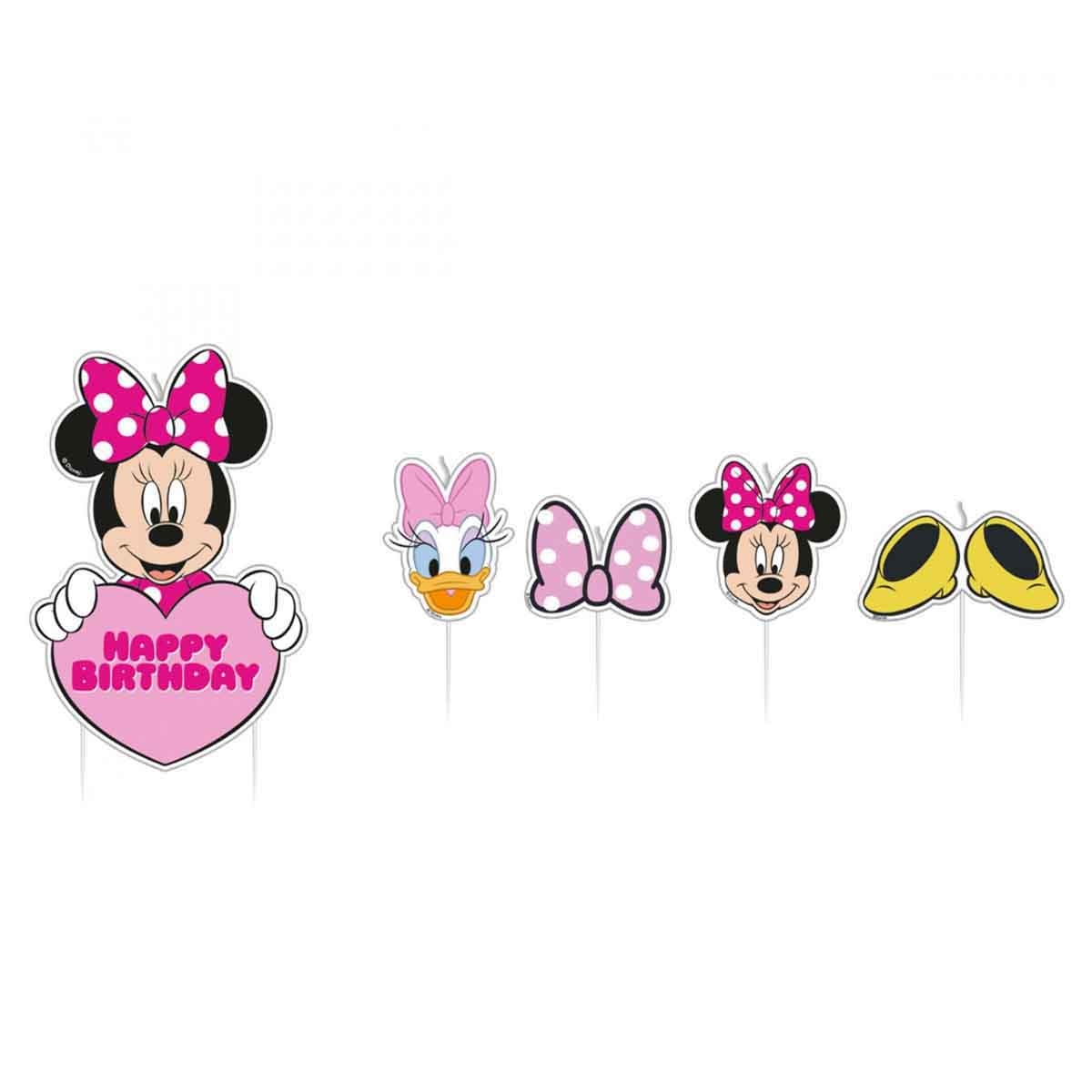 ميني ماوس مجموعة 17-قطعة شموع ملونة وزينة