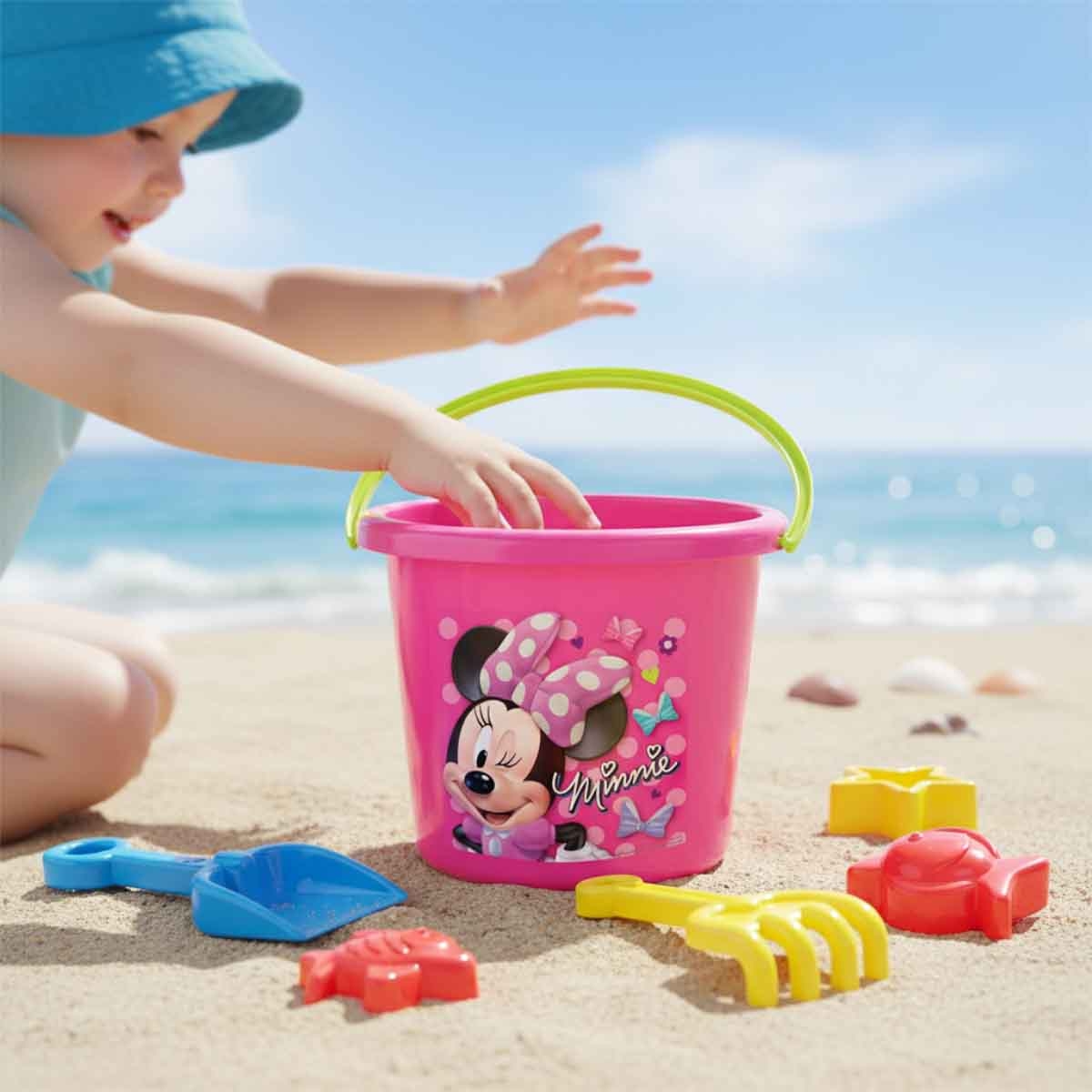 ميني ماوس دلو بلاستيكي كبير للهدايا