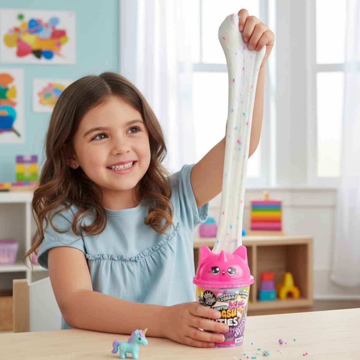 ميراكيولس مجموعة طقم سلايم كيك عيد ميلاد مع زورو راينبوكورن فلاشيز وسلايم بينغسو من كومباوند كينغز مجموعة، للبنات، 5-7 سنوات