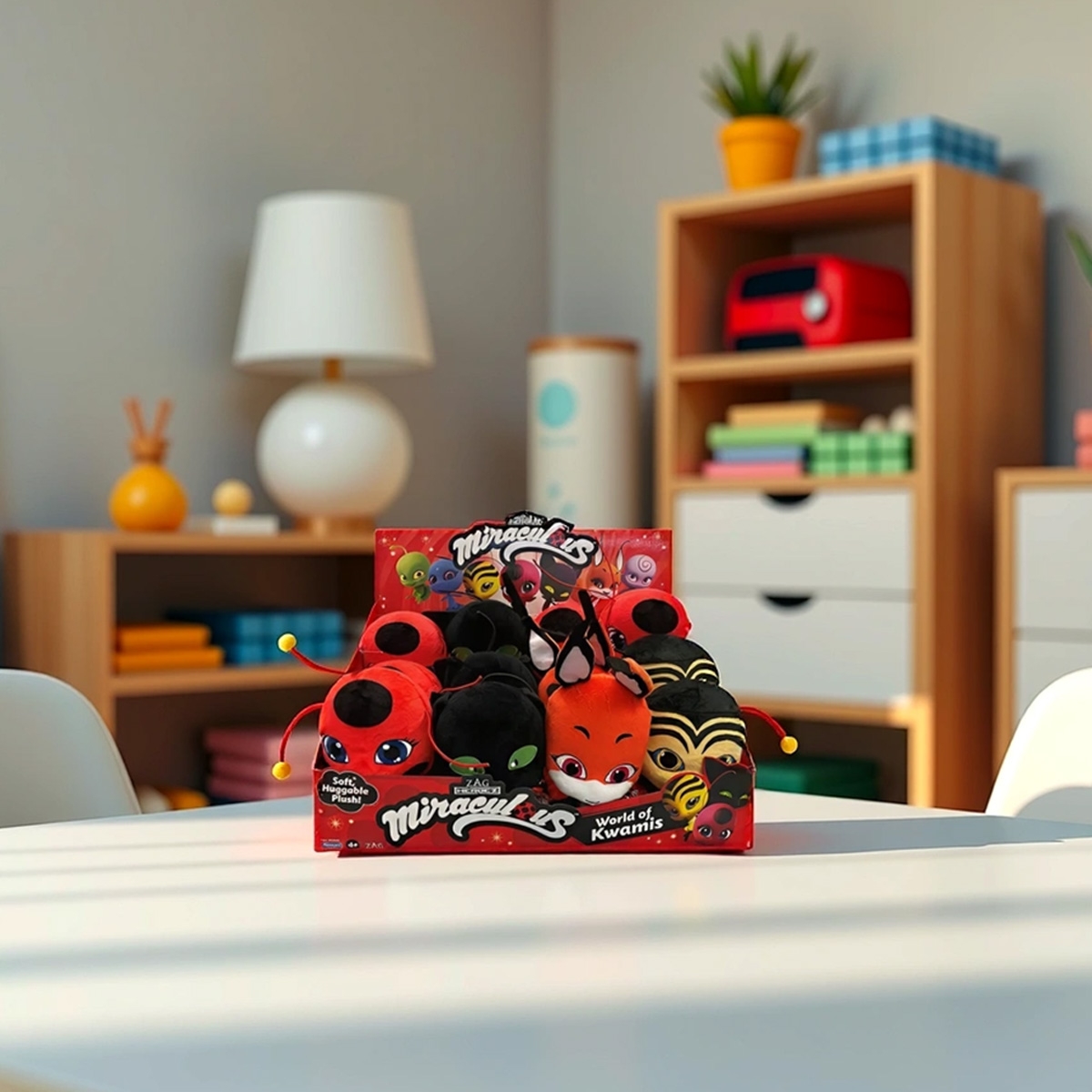 ميراكولوس عالم الأبطال كوامي دمى محشوة حيوانات متنوعة للجنسين، 5-7 سنوات