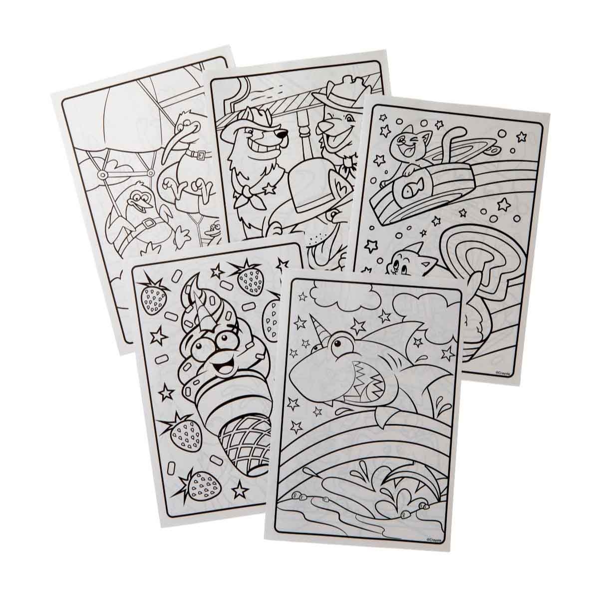 ميراكيولس ليدي باج مجموعة طقم رسم مع كتاب تلوين وأقلام شمعية من كرايولا مجموعة، للجنسين، 5-7 سنوات