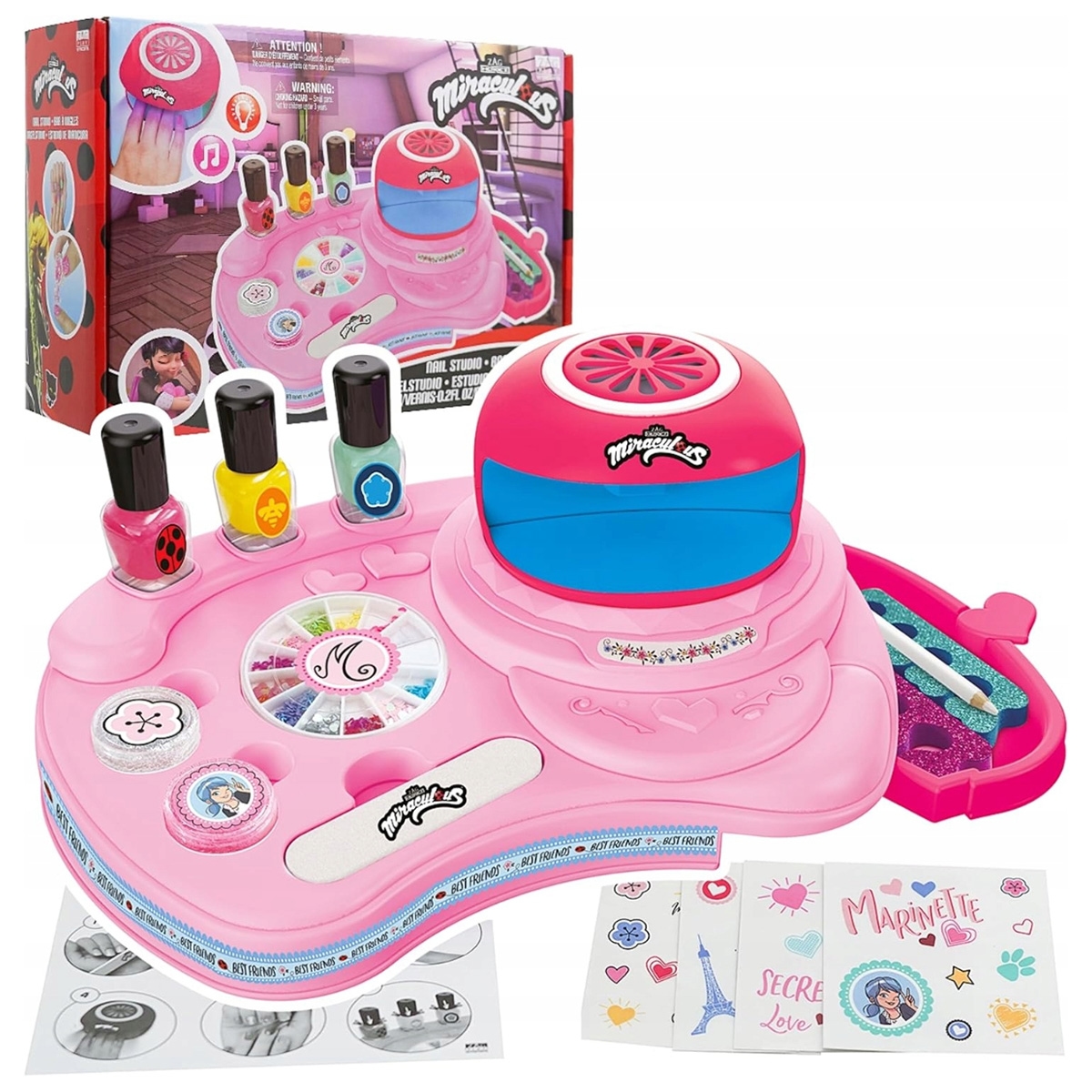 ميراكولوس استوديو مناكير وحب الذات للبنات، 5-7 سنوات