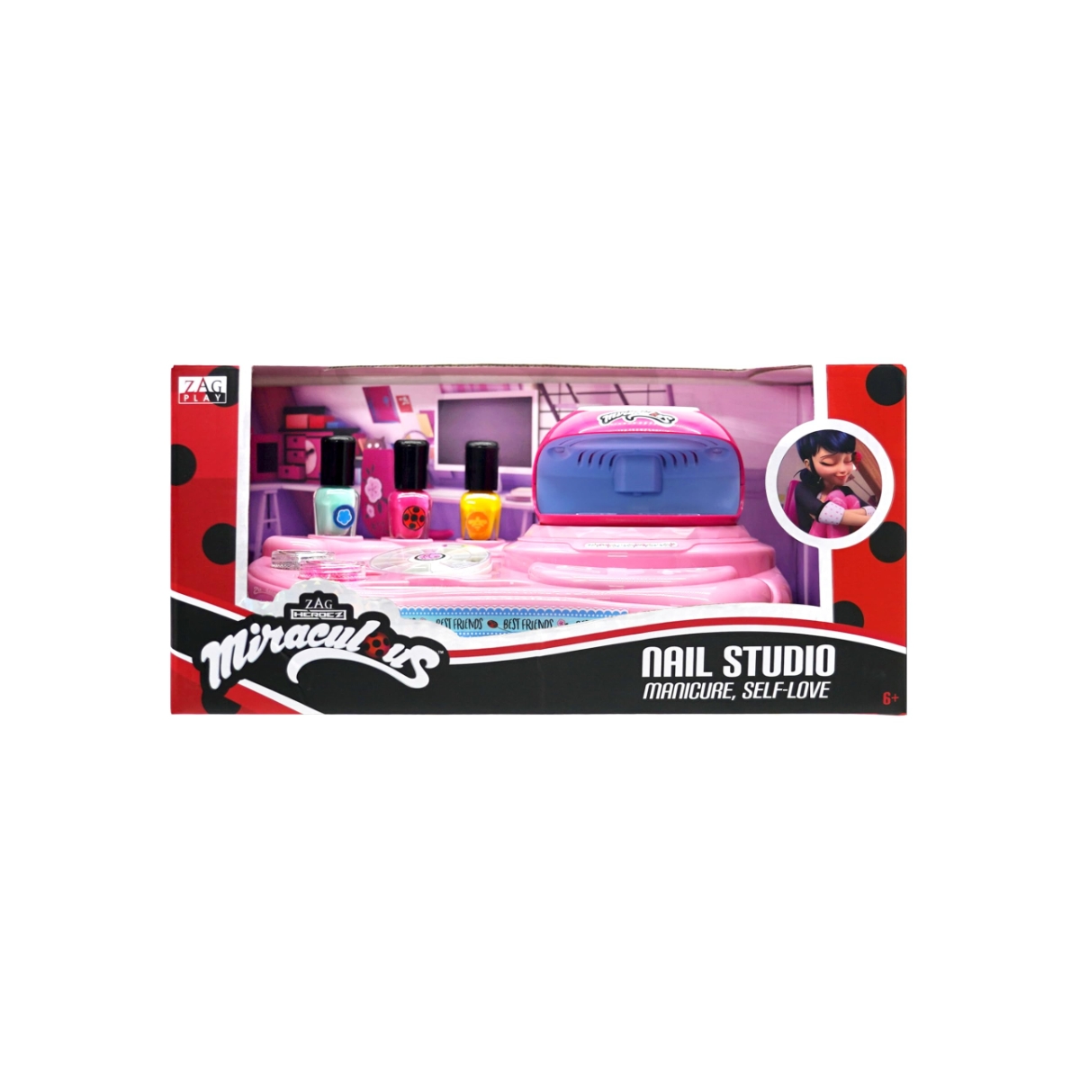 ميراكولوس استوديو مناكير وحب الذات للبنات، 5-7 سنوات