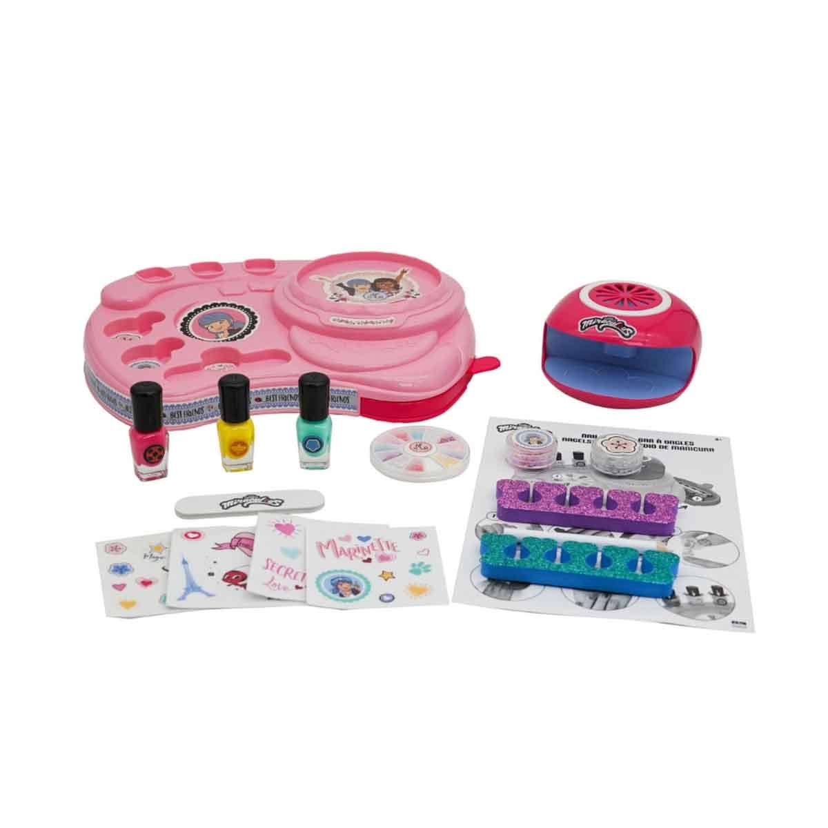 ميراكولوس مجموعة استوديو المانيكير وسبا القدم مارينيت للبنات، 8-10 سنوات