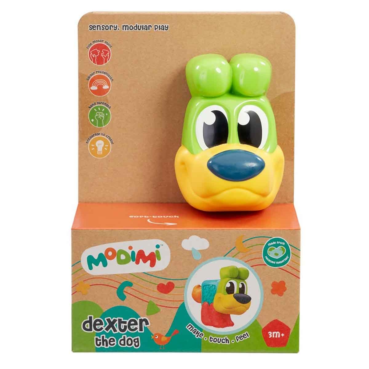 موديمي ديكستر الكلب لعبة حسّية للرضّع من عمر 0 إلى 2 سنة