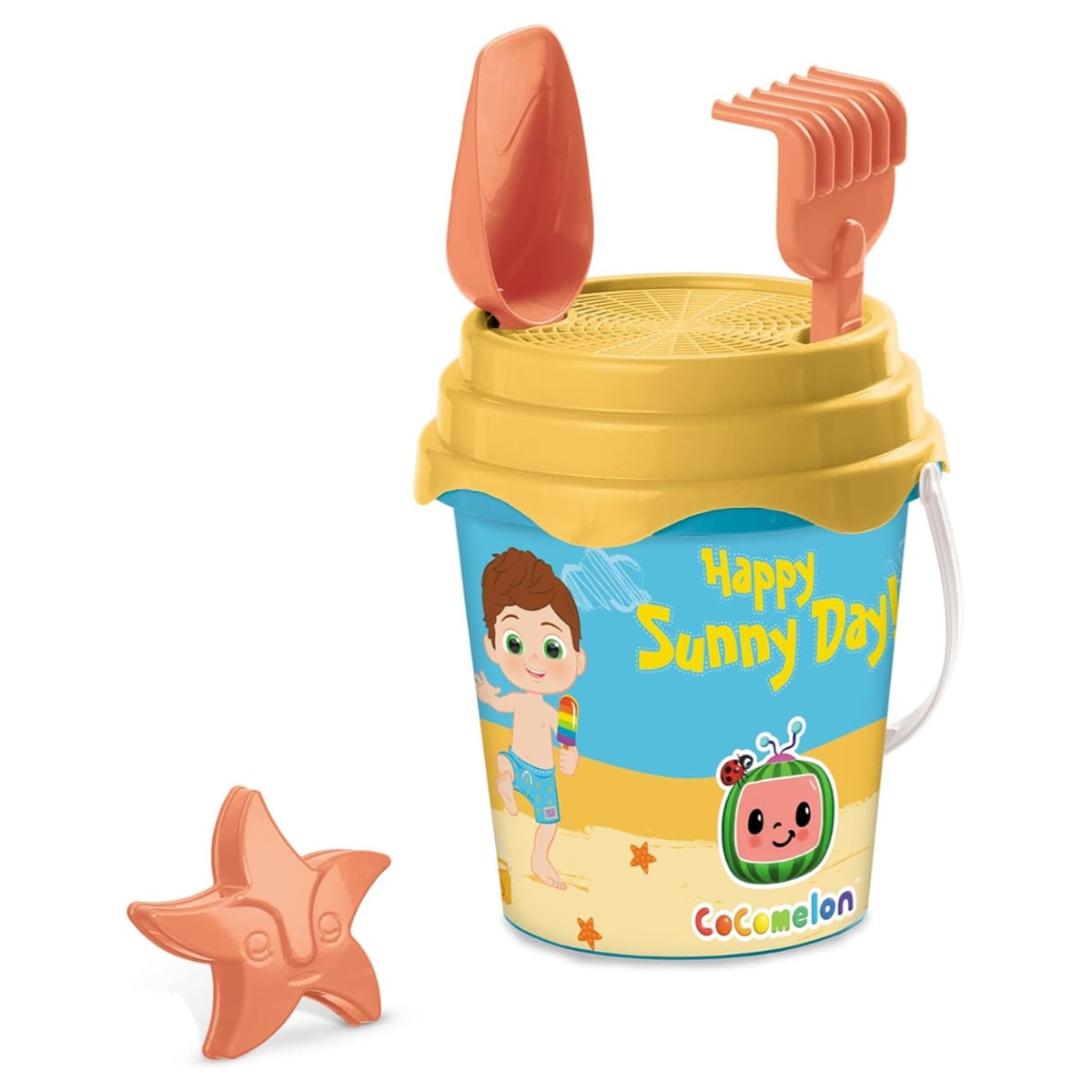 Mondo Cocomelon Beach Bucket Set Unisex, 3-4 Years