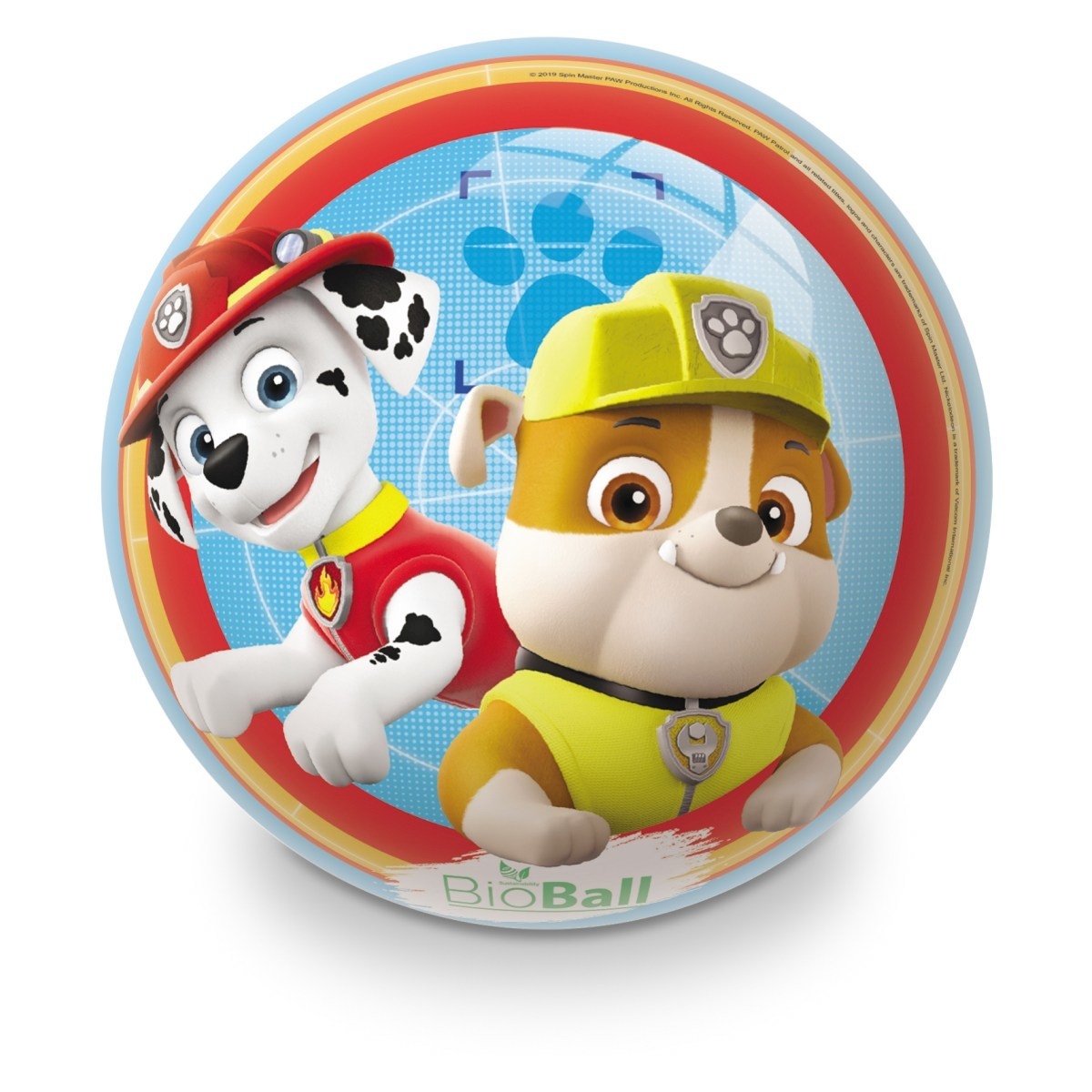 موندو كرة قابلة للنفخ بطابع باو باترول للجنسين، 3-4 سنوات