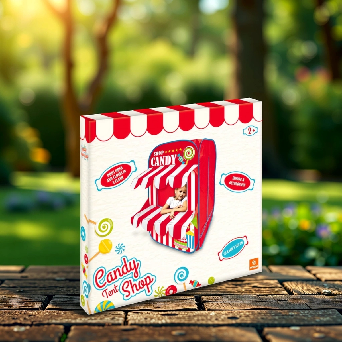 موندو خيمة لعب متجر الحلوى المنبثق للجنسين، 3-4 سنوات