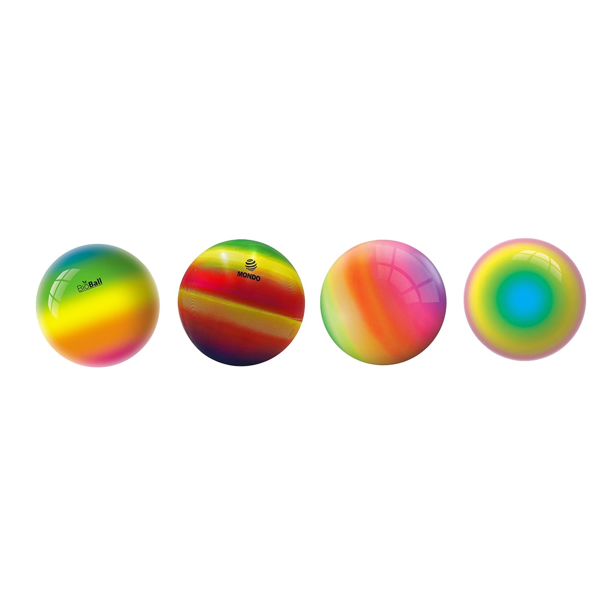 Mondo Rainbow Assorted Inflatable Ball Unisex, 3-4 Years