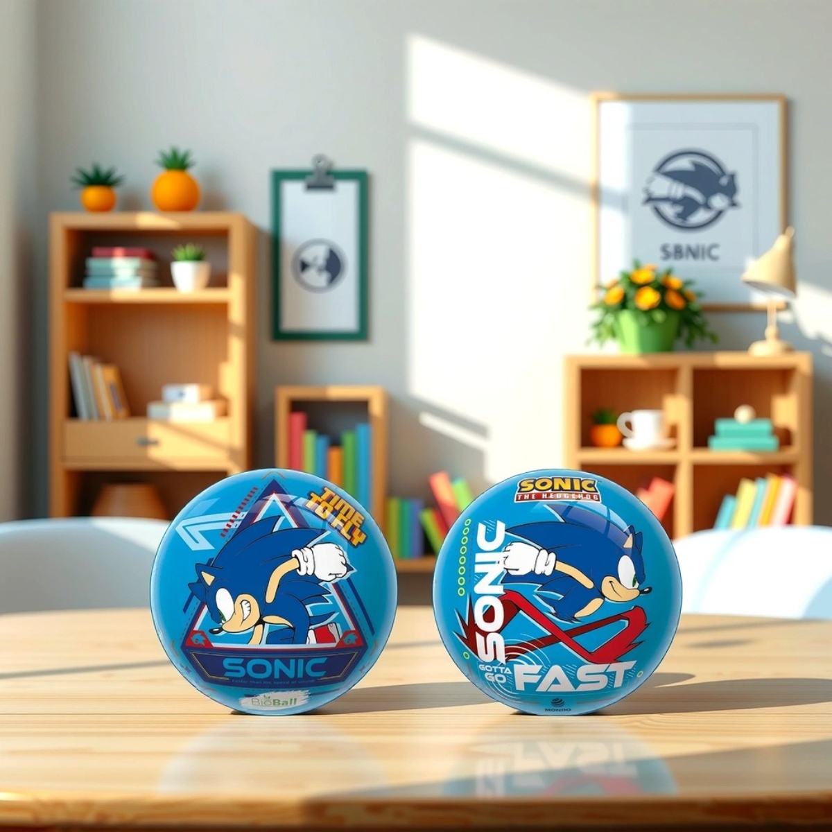 موندو كرة بيولوجية قابلة للنفخ من سونيك للجنسين، 3-4 سنوات