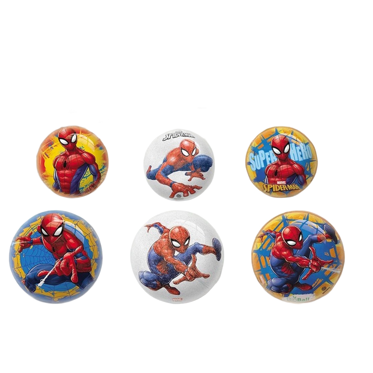 موندو كرة بيولوجية قابلة للنفخ من سبايدرمان للجنسين، 3-4 سنوات