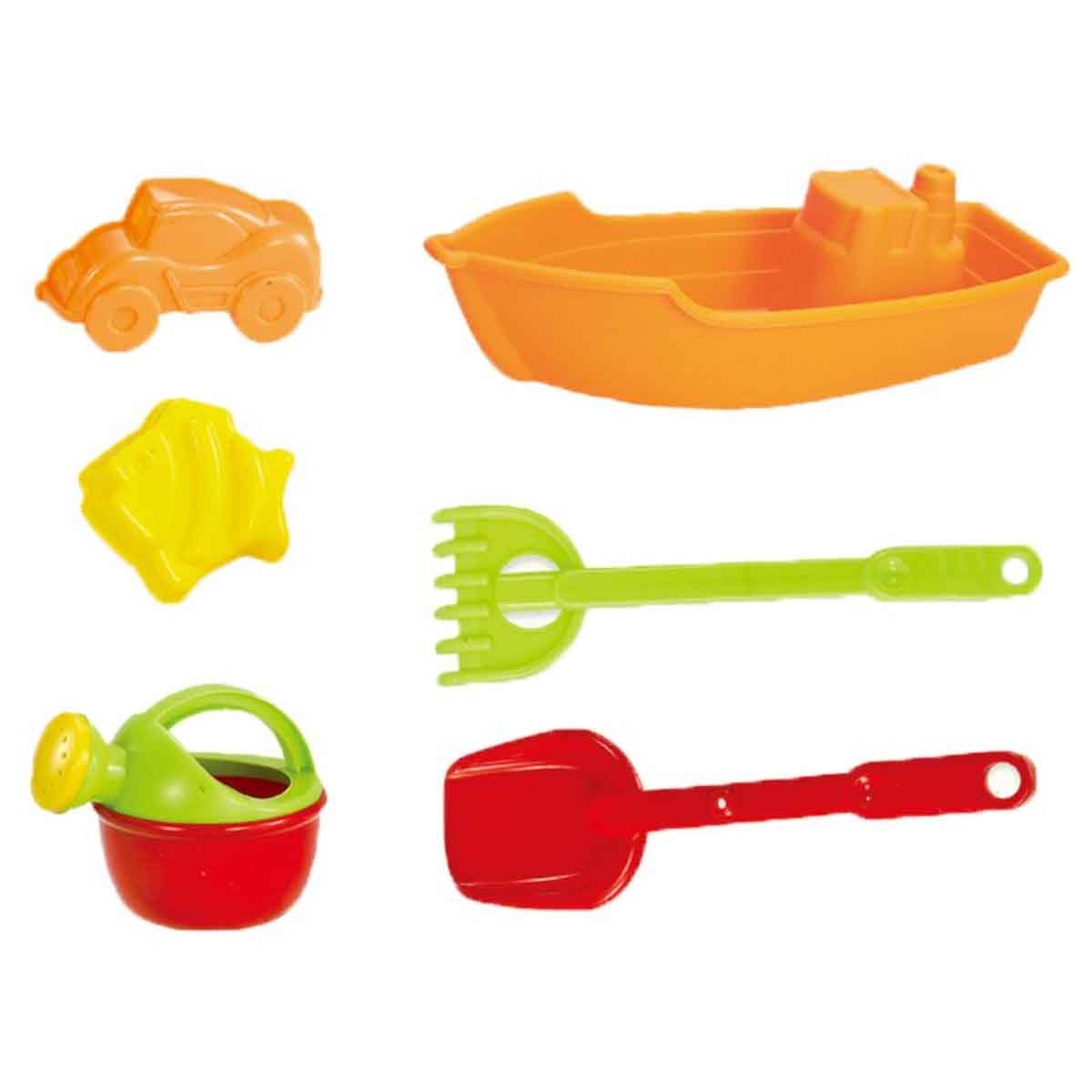 موندو مجموعة قوارب صيفية متنوعة 6-قطع للأطفال للجنسين، 3-4 سنوات