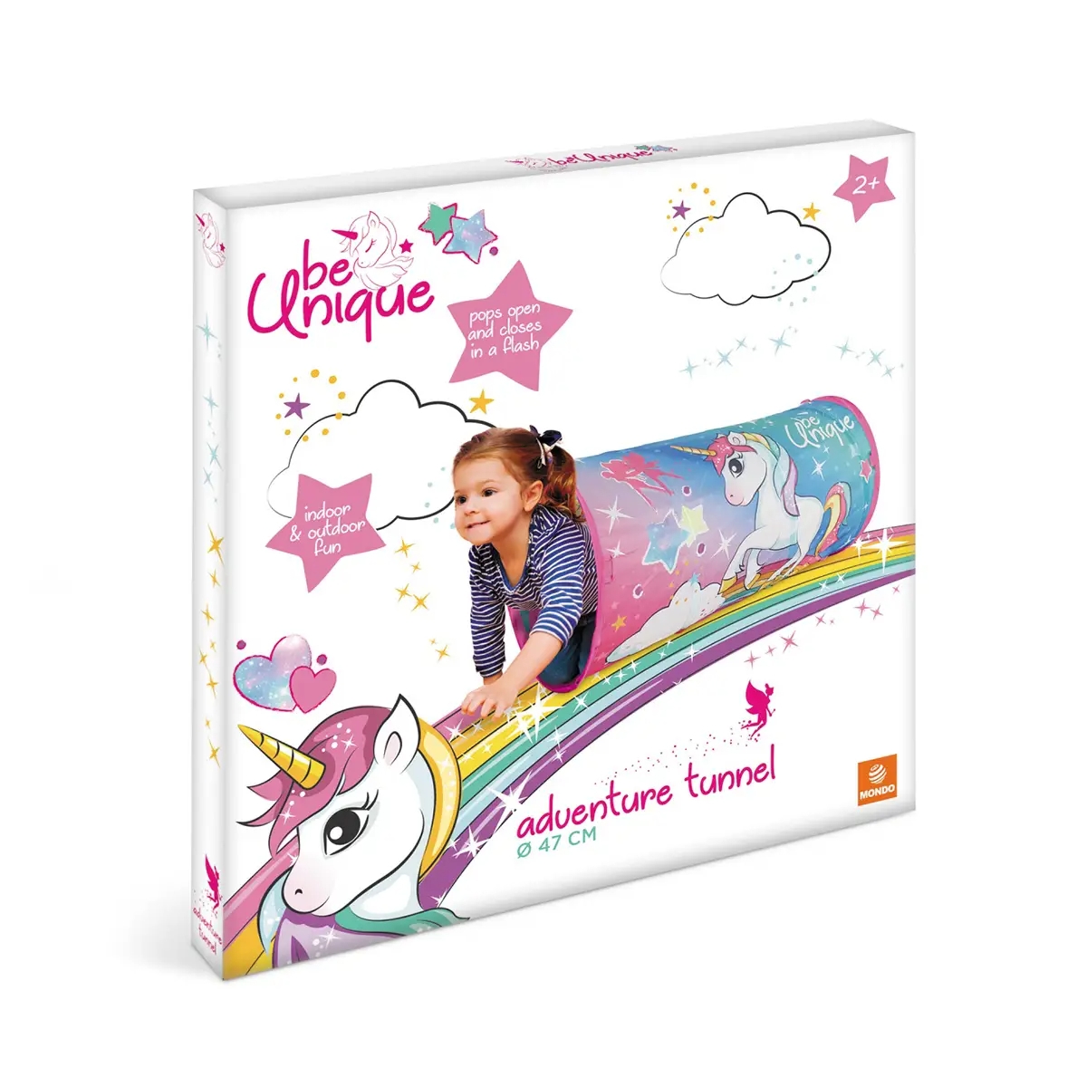 موندو خيمة نفق لعب مغامرة اليونيكورن للجنسين، 3-4 سنوات