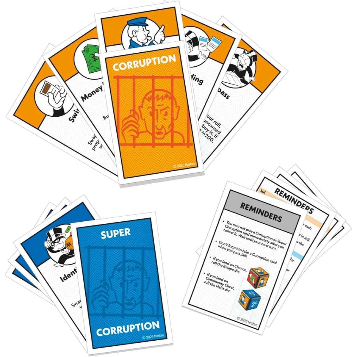 مونوبولي مجموعة لعبة مونوبولي ديل هاري بوتر مع مونوبولي جراب آند جو ولعبة اذهب إلى السجن، للجنسين، 8-10 سنوات