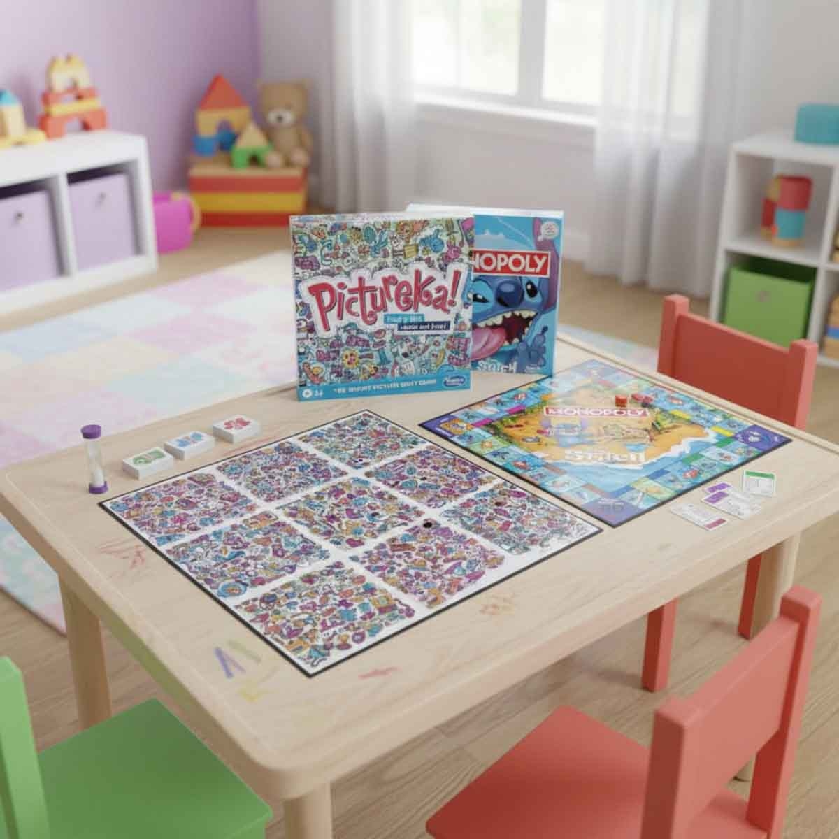 مونوبولي مجموعة لعبة ستيتش مع هاسبرو جيمينج بيكتشريكا، للجنسين، 8-10 سنوات