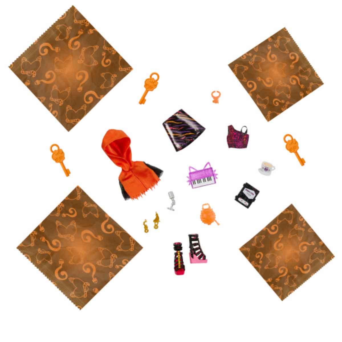 مونستر هاي دمية تورالي من سلسلة سكالتيميتس سيكريتس نيون فرايتس للبنات، 3-4 سنوات