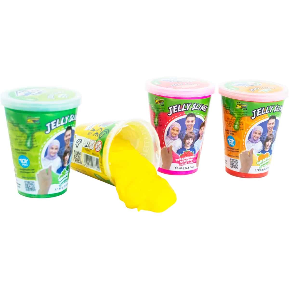 موشايا فاميلي سلايم جيللي علبة مفردة منوعة للأطفال بعمر 3-4 سنوات