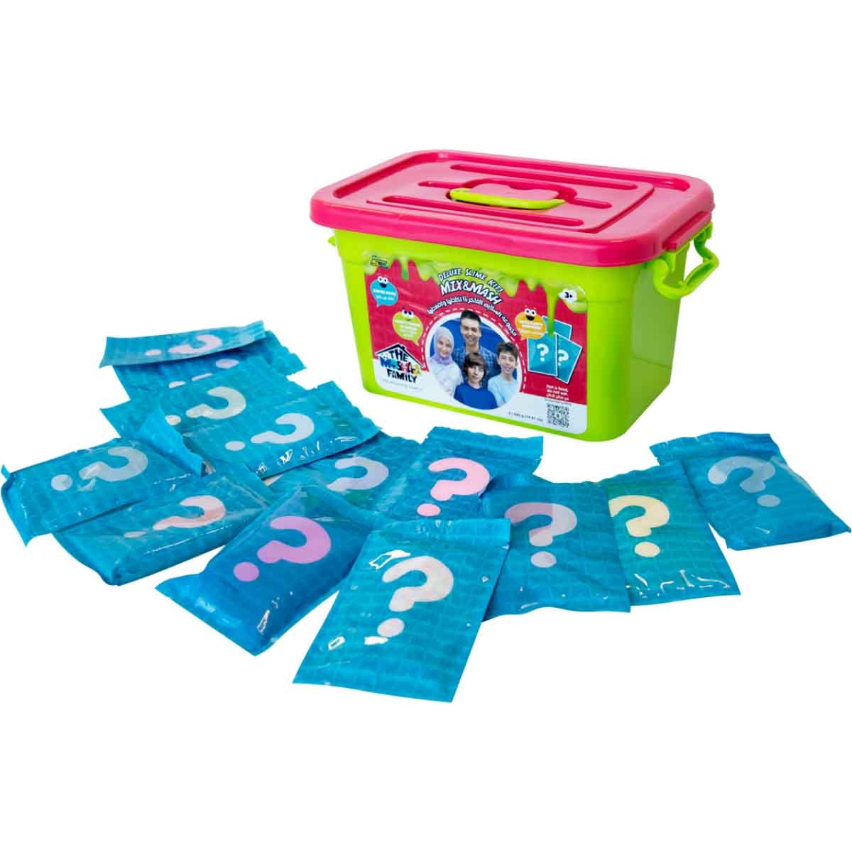 موشايا فاميلي مجموعة سلايم ديلوكس ميكس آند ماش للأطفال بعمر 3-4 سنوات