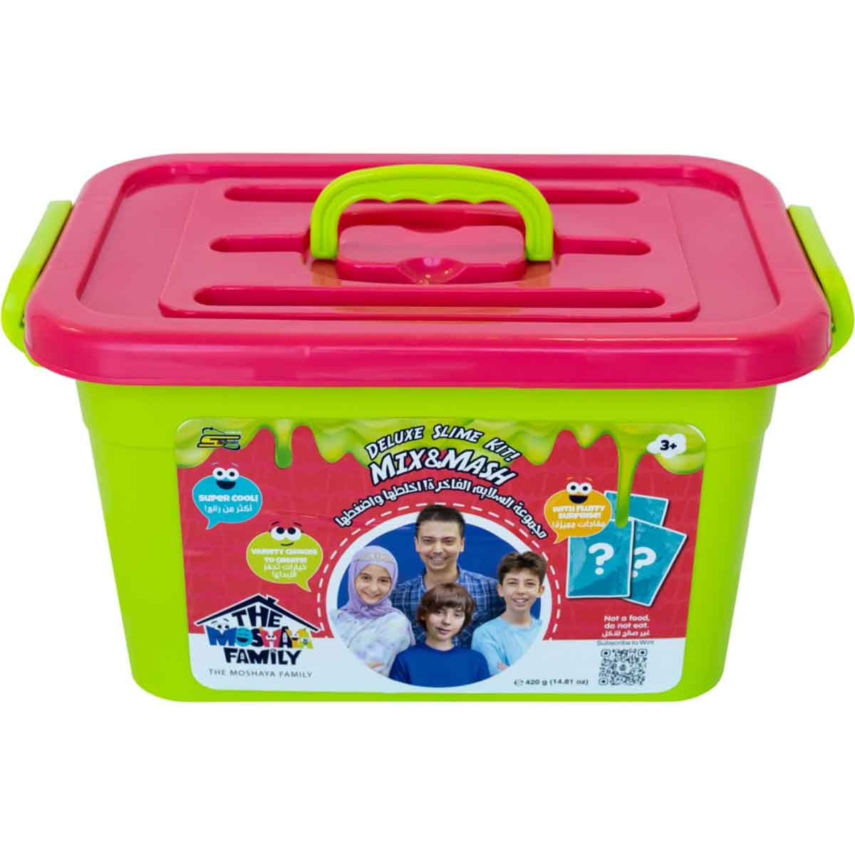 موشايا فاميلي مجموعة سلايم ديلوكس ميكس آند ماش للأطفال بعمر 3-4 سنوات