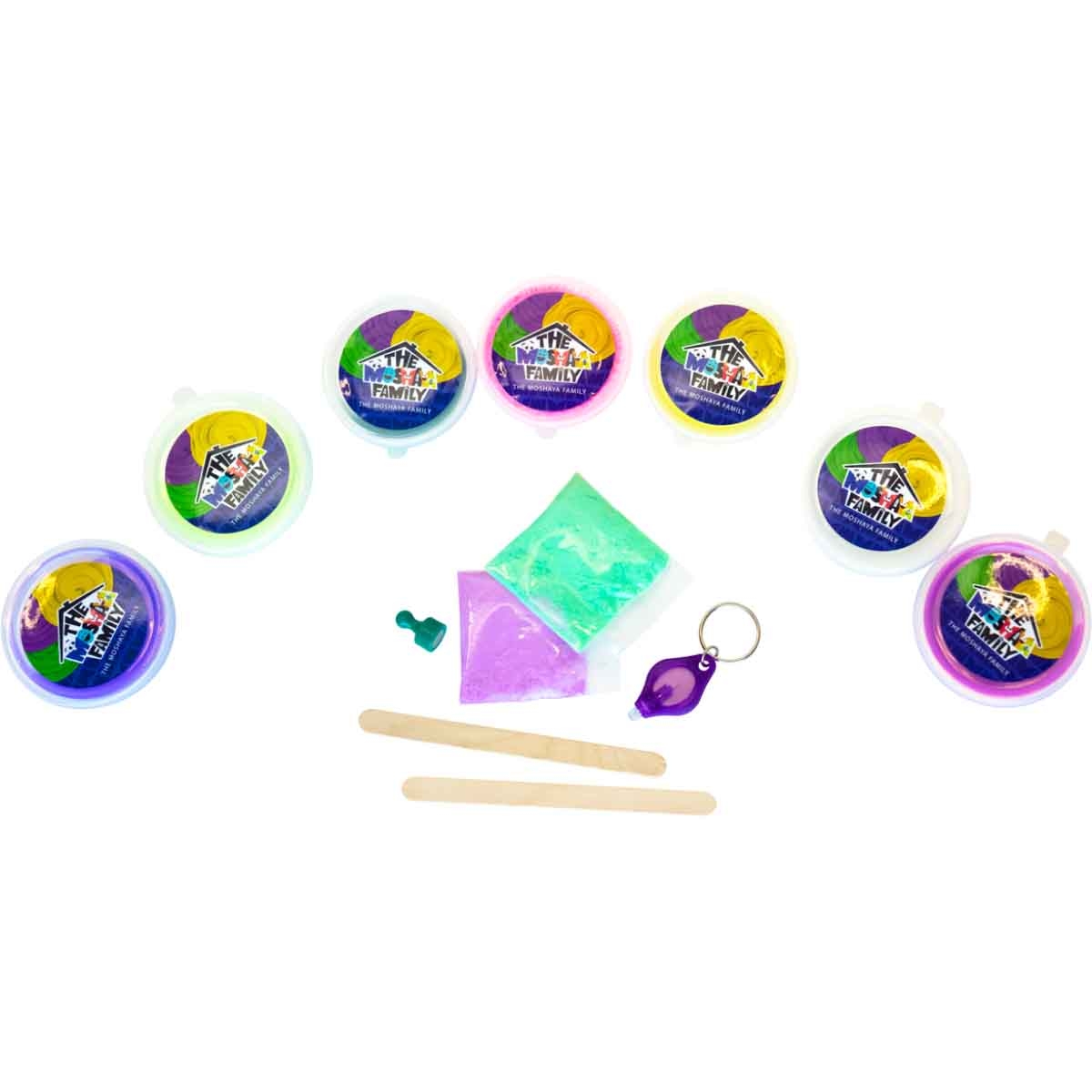 موشايا فاميلي سلايم العجينة المرح للأطفال بعمر 3-4 سنوات