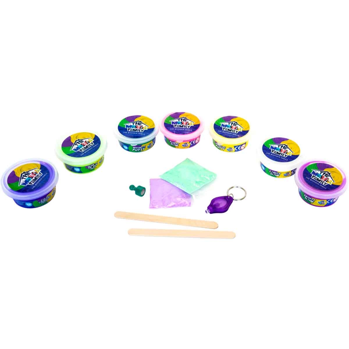 موشايا فاميلي سلايم العجينة المرح للأطفال بعمر 3-4 سنوات