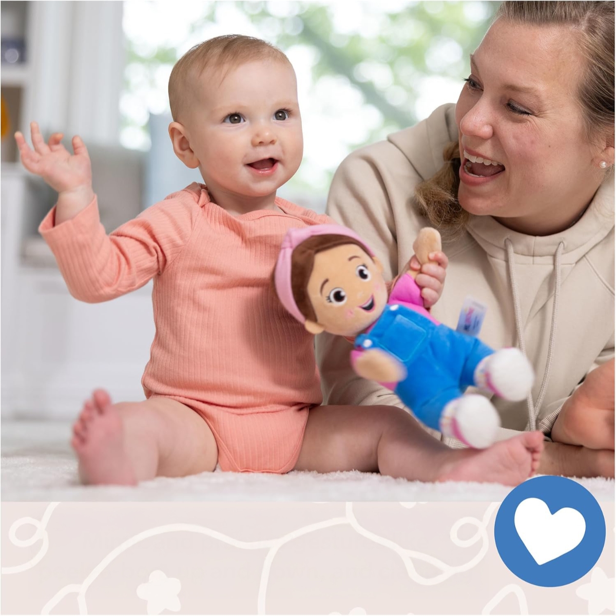 مس ريتشل دمية كادل اند كومفورت 11 بوصة للأطفال الصغار 0-2 سنوات