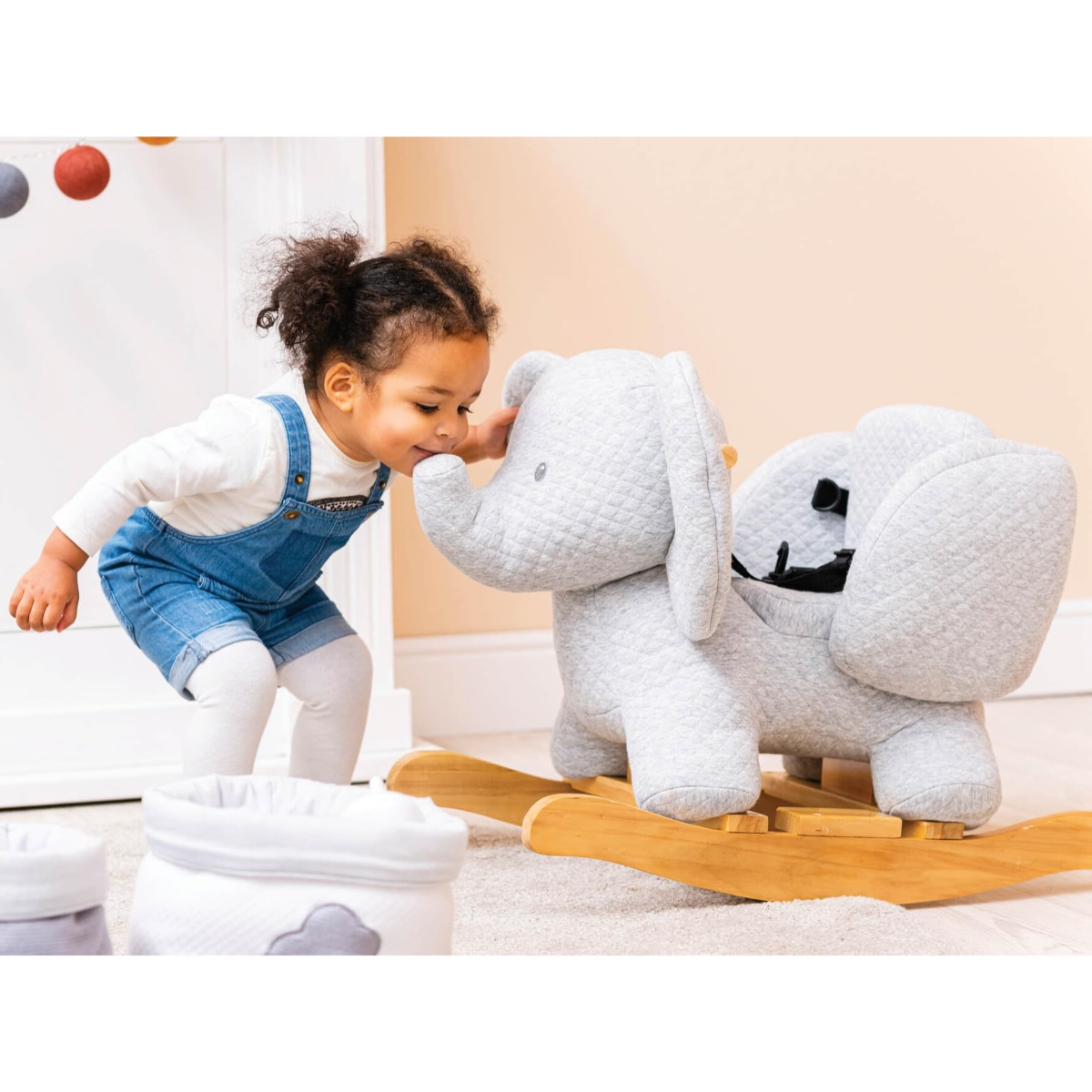 ناتو تمبو لعبة الفيل الهزاز للأطفال الصغار، من عمر 0 إلى 2 سنة
