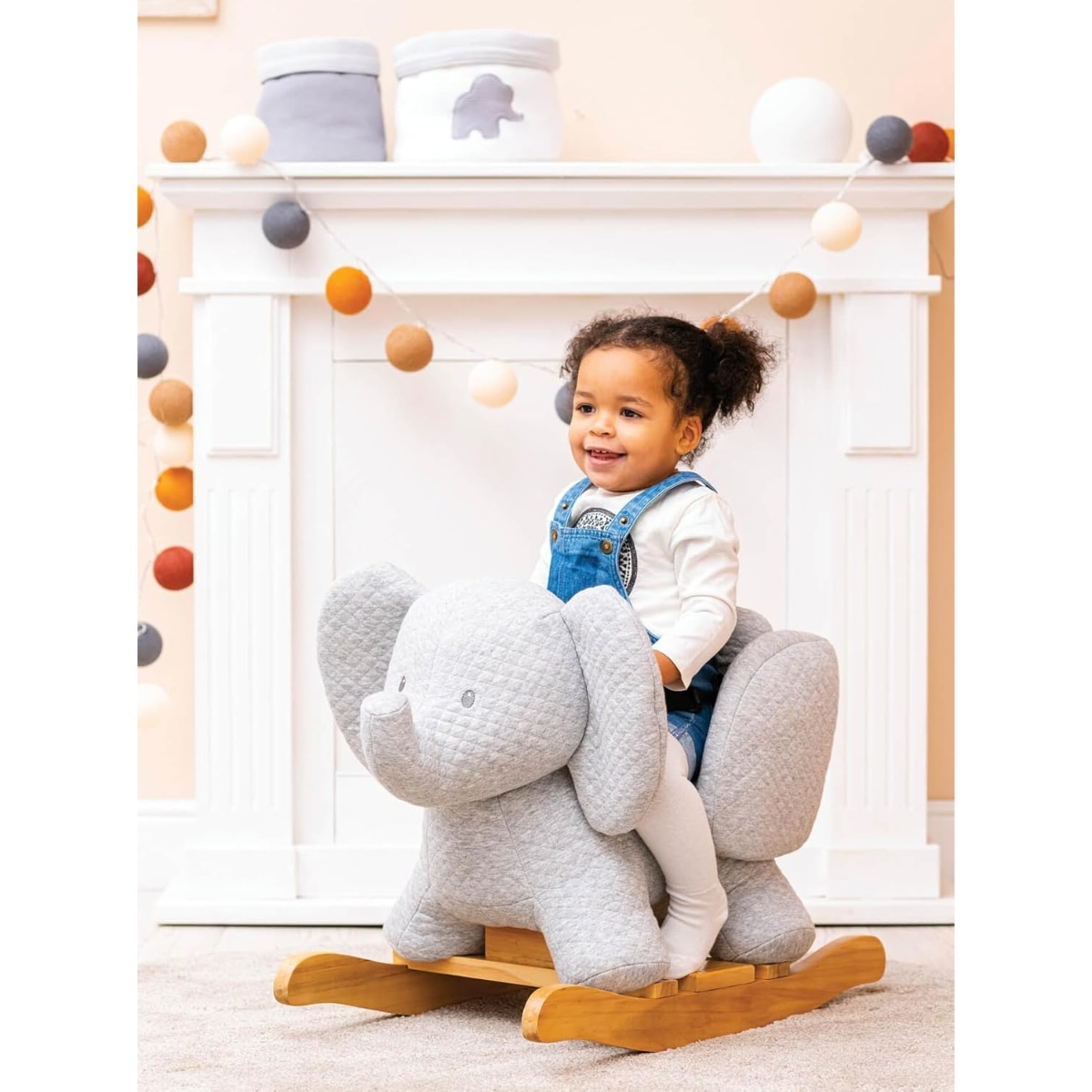 ناتو تمبو لعبة الفيل الهزاز للأطفال الصغار، من عمر 0 إلى 2 سنة