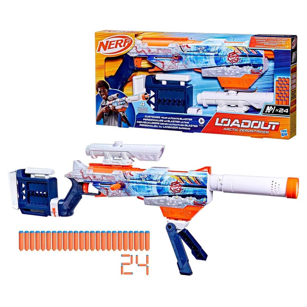 نرف لوداوت ارتك زيروسترايكر بلاستر، للجنسين، 8-10 سنوات